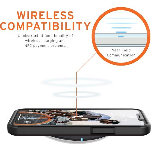 URBAN ARMOR GEAR UAG Designed for iPhone 12 Pro Max Case [6.7-inch Screen] Sleek Ultra-Thin Shock-Absorbent Civilian Protective Cover, Eggplant