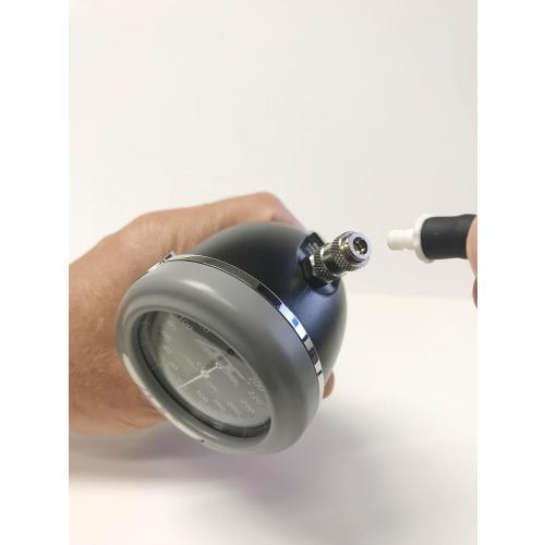 ADC - 703-11AV Diagnostix 703 Palm Style Aneroid Sphygmomanometer with Adcuff Nylon Blood Pressure Cuff, Adult, Purple