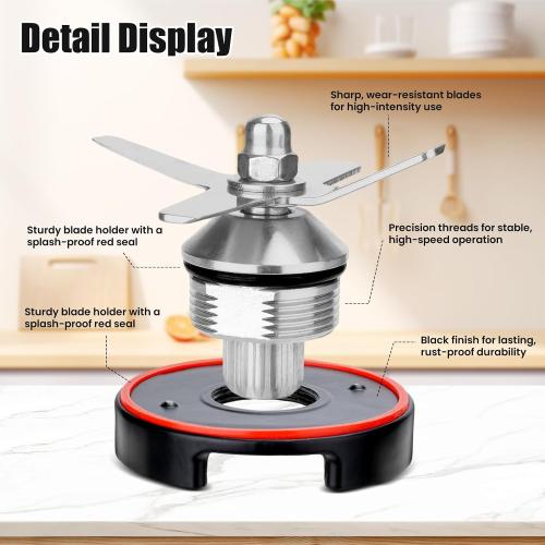 64oz Blender Pitcher Replacement Parts with Grinding and Crushing Blades with Blade Wrench vitamix 5200 6500 E320 E520 Aspire Creations Professional VM0101