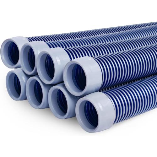 POOLWHALE Professional Swimming Pool Vacuum Cleaner Hose -1.5” 8 Piece Hoses, Perfect Vacuum Extension/Replacement - Compatible with all Major Automatic Pool Cleaners
