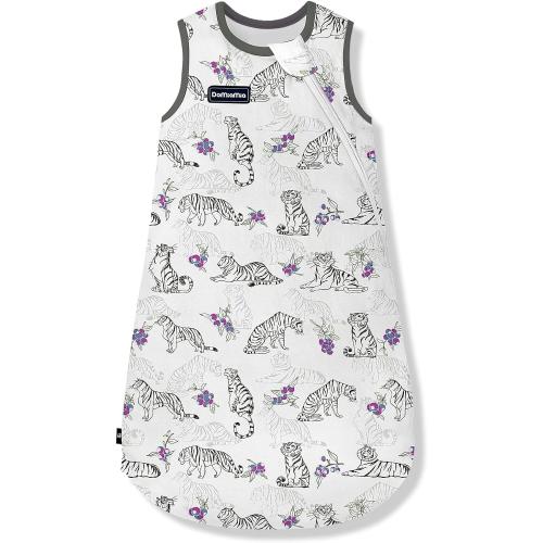 Baby Sleep Sack 0.6 Tog Ultra Breathable Cotton Blend Muslin Toddler Sleeping Sack 24-36 Months Dryable Lightweight Unisex Wearable Blanket