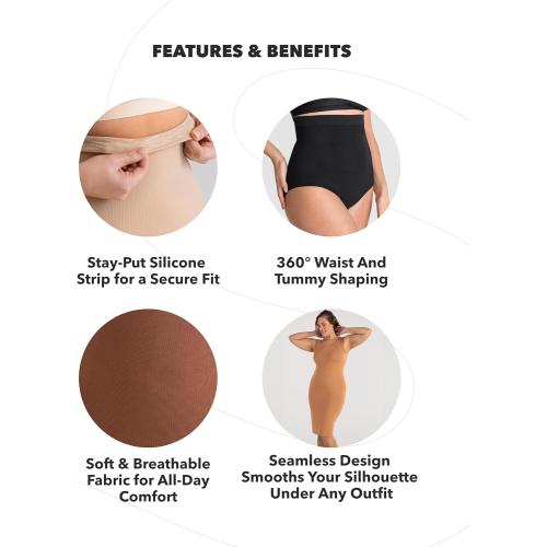Size S/M...Shapermint Body Shaper Tummy Control Panty - Shapewear for Women
