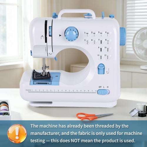 Mini Sewing Machine for Beginners & Kids with Extension Table, Portable
