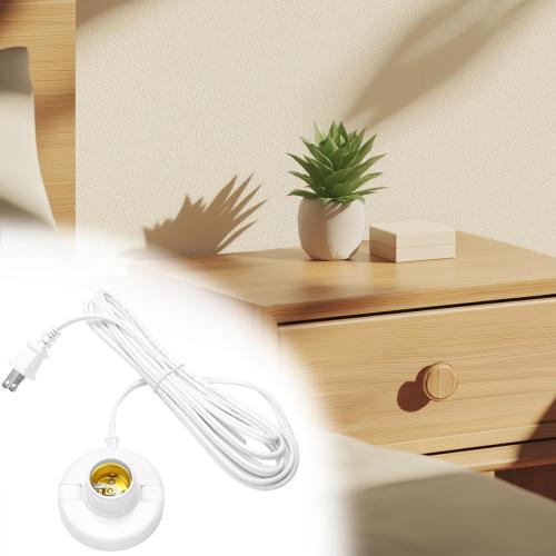 QWORK E26/ E27 Plug-in Lamp Holder