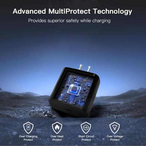 Super Fast Charger USB C, 2Pack PPS Type C Charging Block with 6FT USB-C Phone Cable for Samsung Galaxy S25  /Ultra /S24 S23 S22  /Ultra/ S21 S20/Tab S9, iPhone 17/16/15