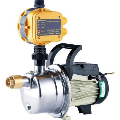 3/4HP water pressure booster pump with Smart Controller for whole house，Self-priming Jet Transfer Pump Pressure Switch Automatic System 110v AC for Lawn Garden Sprinkler Irrigation