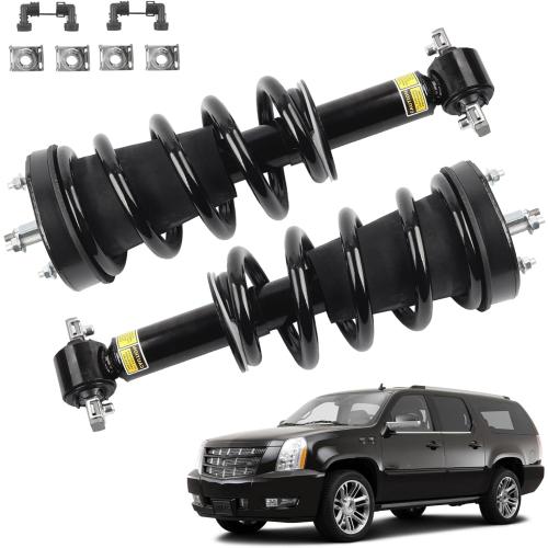 Generic 19353951 580-435 2Pcs Front Struts Shock Absorber Assembly w/Magnetic with Electronic Suspension Compatible with 2007-2014 Cadillac Escalade Chevy Tahoe Suburban Gmc Yukon Sierra 1500