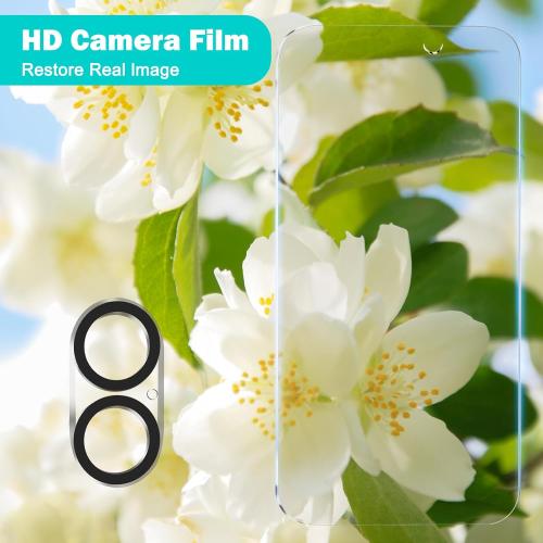 PEHAEL 3 3Pack for iPhone 16 Plus Privacy Screen Protector with Camera Lens Protector Full Coverage Anti-Spy Tempered Glass Film 9H Hardness Easy Installation Bubble Free [6.7 inch]