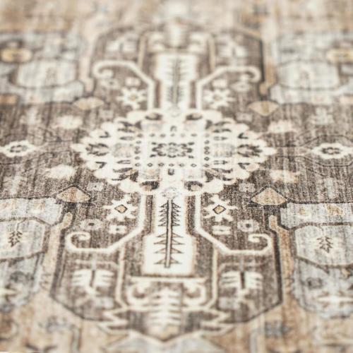 RUUGME Washable 12x18 Area Rug - Large Vintage Rugs with Non Slip Backing Ultra-Soft Stain Resistant Carpet for Bedroom Dining Room Indoor Low Pile Carpets Home Decor Mat 12x18 Beige