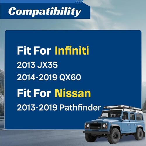 6PCS Front Lower Control Arm Sway Bar End Link Tie Rod Fit for Infiniti 2013 JX35, 2014 2015 2016 2017-2019 QX60, for Nissan 13-19 Pathfinder K623063 K623064 K750094 K750095 ES801265 ES801266