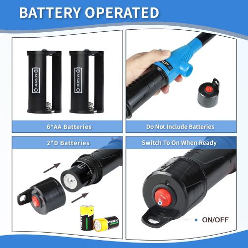 Portable Power Battery Pump, Battery Powered Liquid Transfer Pump, 2.2 Gallons per Min, Water & Fuel Transfer Pump For Gasoline Diesel