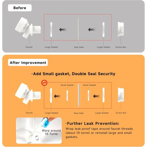 Glass Laundry Detergent Dispenser with Shelf & Black Bamboo Lid - 120 Oz Liquid Detergent, Laundry Soap & Fabric Softener Dispenser for Laundry Room Organization and Storage with 2 Cups & 8 Labels