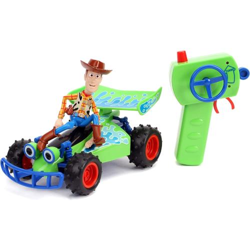 Jada Disney Pixar Toy Story 4 Turbo Buggy W/Woody Radio Control Vehicle, 2.4 Ghz, 1: 24