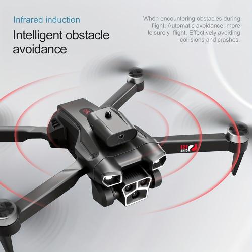 S151 Drone with Camera, Electrically Adjustable Three Camera, Built-In Optical Flow Positioning, Four-Sided Obstacle Avoidance, Suitable For Beginners, Christmas, Halloween, And Thanksgiving Gifts