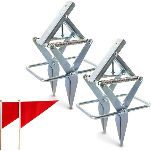 2 PCs Mole Traps Scissors, Reusable Silver Galvanized Steel Scissor Mole Gopher Trap for Outdoor Lawn and Garden - Easy to Use Design Ensures Quick Capture of Moles Gophers