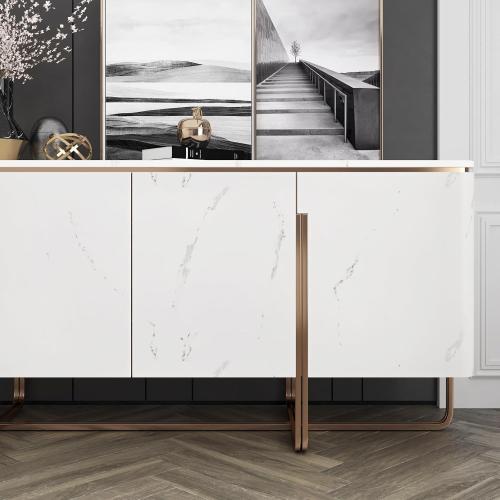 Wallercity Matte White Marble Contact Paper for Countertops Peel and Stick Kitchen Countertop Wallpaper for Cabinets Tables Waterproof Self-Adhesive Granite Wall Paper Roll for Bathroom 24x118 in