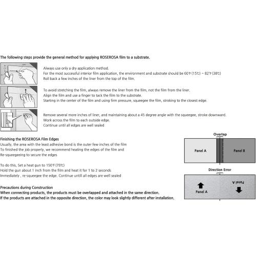 ROSEROSA Peel and Stick Faux Leather Self-Adhesive Wallpaper Door Wrap Countertop Moulding Trim MG5600-2