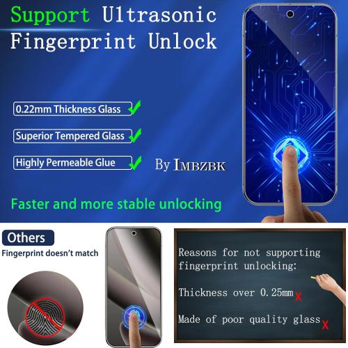 IMBZBK 3 Pack Screen Protector for Google Pixel 10 Pro, Tempered Glass