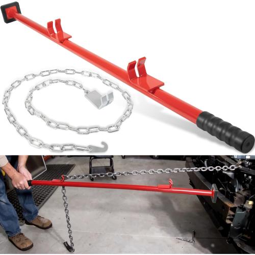 Camoo ???????????????????????????????? 77175 Pulling Stick Tool for Boat Car Repair (52 Long), Auto Body Puller Alignment Bar & 72 Chain for Aligning Bumpers, Panels, Hoods, Decks and Brackets Pull Stick XL