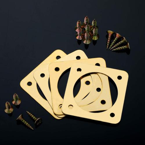 4 Pieces Metal Bird House Guard with Copper Portal Bird House Replacement for Eastern Bluebird Birdhouses(1 1/8 Inch Inner Diameter)