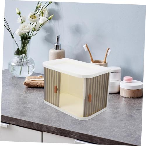 Collapsible Desktop Storage Box Organizers Cube Storage Organizer Lids for Desk