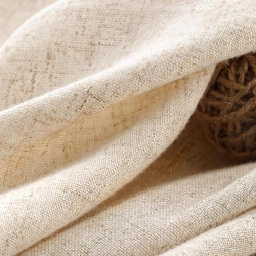 Awellife Extra Long Shower Curtain 84 Inch Length Beige Linen Blend Fabric Shower Curtain for Bathroom, Extra Long 72 W x 84 L