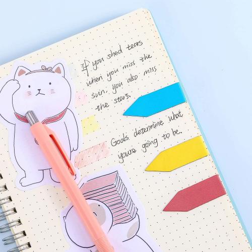 96 Pieces Arrow Shaped Magnetic Bookmark, Bright Color Set