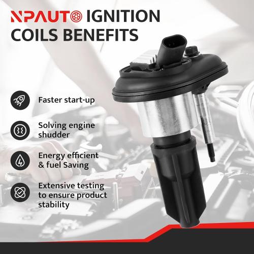 NPAUTO Ignition Coil Pack Set of 6 fit for 2002 2003 2004 2005 2006 Chevy Trailblazer Colorado GMC Canyon Envoy XL XUV Isuzu Ascender Oldsmobile Bravada 4.2 3.5 2.8, UF-303 C1395
