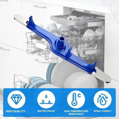 5304517203 Dishwasher Lower Wash Arm Assembly for Frigidaire kenmore Dishwashers Spray Arm -Replaces 154568001, 154568002, 5304506526, 154250901,154414101,1542508