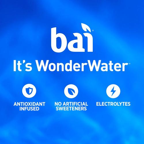 Bai Antioxidant Infused Water Beverage, Costa Rica Clementine, with Vitamin C and No Artificial Sweeteners, 18 Fluid Ounce Bottle, 12 Pack