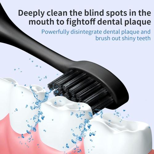 Electric Toothbrush for Adults and Kids, Travel Electric Toothbrush with 8 Brush Heads, Rechargeable Sonic Toothbrush with 5 Modes, 2 Minutes Built in Smart Timer, 42000 VPM Motor (Black)