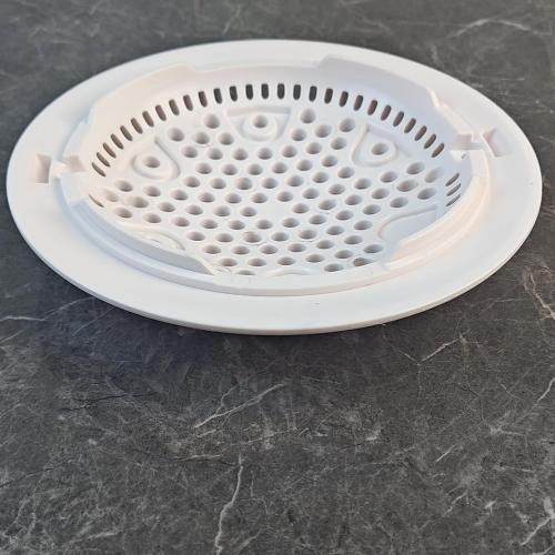 WG1048E White Pool Main Drain Cover Replacement Compatible with WG1048E for Suction and Dual Outlet Cover Replacement for Pools