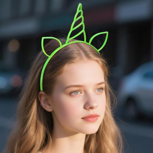 ZIRICHER Unicorn Headband, Rainbow Birthday Party Favors Crown Headband, Plastic Hairband for Party Supplies Gifts,Party Headwear Accessories for Adult