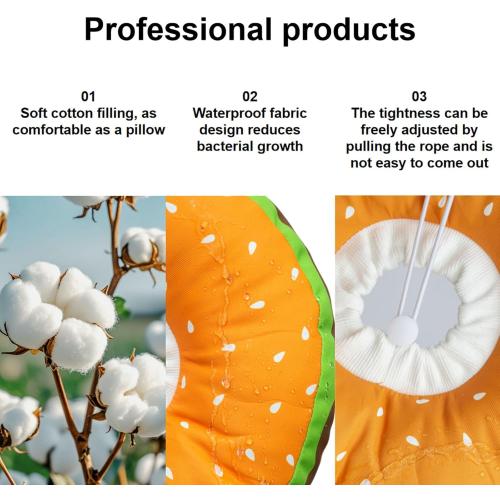 EWES Cat Cone Collar Soft M Size Alternative Neck Cones to Stop Licking Kitten Comfy Elizabethan Collars After Surgery Neuter Dog Donut Collar for Pet e Collar Recovery Shame