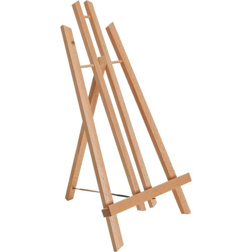 U.S. Art Supply 18 Large Tabletop Display Easel - Beechwood Artist A-Frame Display Stand, Wooden Easel for Painting, Canvas Stand, (Pack of 1) Classrooms Events Photo Picture Sign Holder