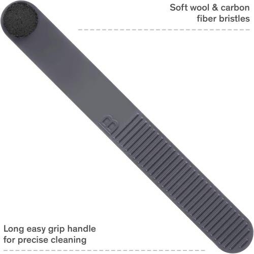 Stylus Cleaner Brush - Carbon Fiber Anti-Static Stylus Brush for Turntable Needle Cleaning