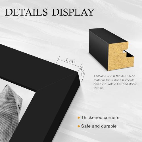 20x30 Poster Frame 2 Pack, 20 x 30 Picture Frame for Posters and Art Prints, Horizontal or Vertical Wall Mounting