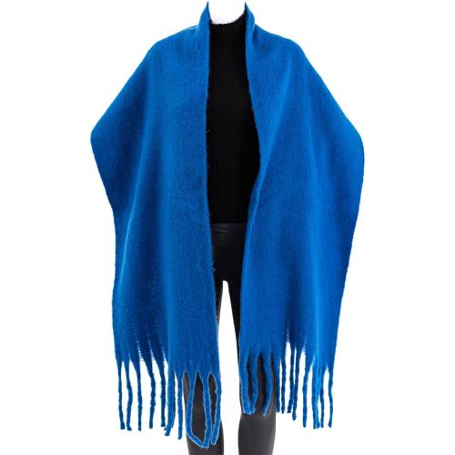 AUSEKALY Women's Scarf Big Colorful Thick Blanket Wrap Winter Oversized Warm Chunky Scarves Solid