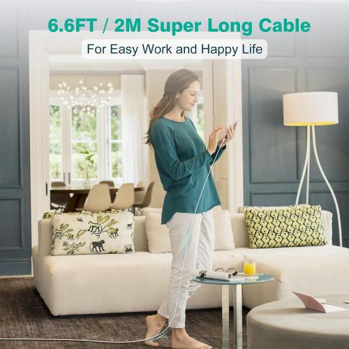 IFEART USB C to USB C Cable for MacBook Air MacBook Pro Charger, iPad Pro 13 12.9 11 inch, iPad Air 5 4, Mini 6, iPhone 17 16 15 Pro Max, Pixel, USBC Type C Fast Charging Cord 6.6FT