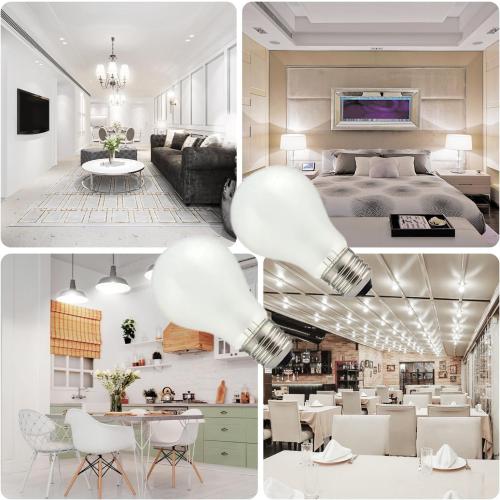 100W Incandescent Light Bulbs,Frosted Bulbs,Dimmable Medium E26 Base Light Bulbs,A19 Incandescent Light Bulb,2700K Warm White, for Fridge, Range Hood, Sewing Machine, Freezer Ceiling Fan (2)