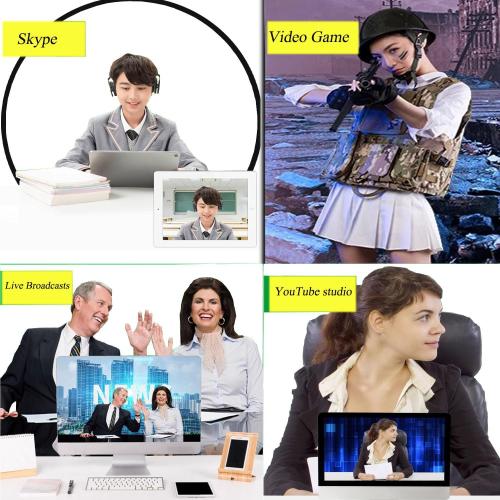 Black White Screen Chair Backdrop, 56inch Collapsible 2-in-1 Black Screen and White Screen Portable Pop Up Background for Video Chats, Webcam, Photography, Photo Zoom, Streaming Games