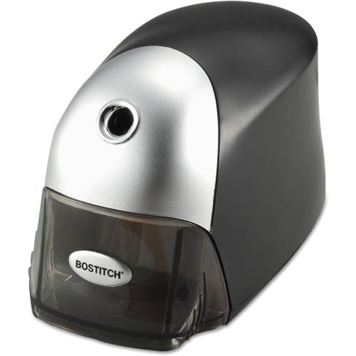 Bostitch Office QuietSharp Executive Heavy Duty Electric Pencil Sharpener for 65% Faster Sharpening and 6X Longer Cutter Life - Colored Pencil Compatible, Black