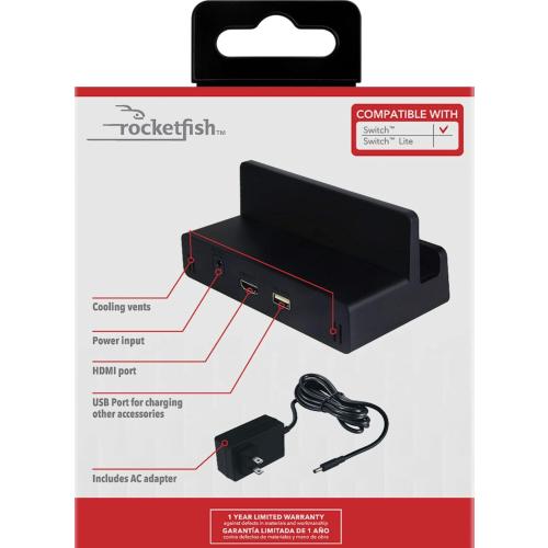 Rocketfish™ - TV Dock Kit For Nintendo Switch - Black