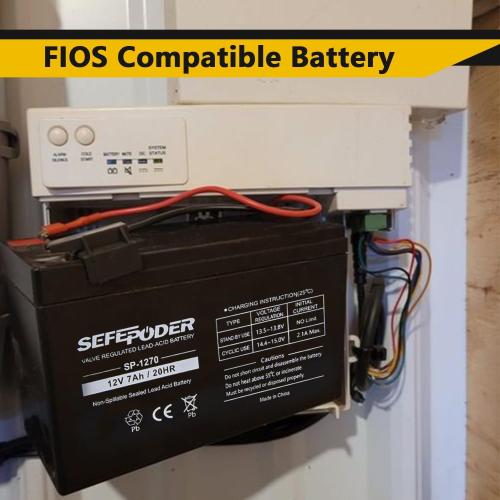 12 Volt 7ah Rechargeable Sealed Lead Acid Battery 2 Pack (F1 Terminals)