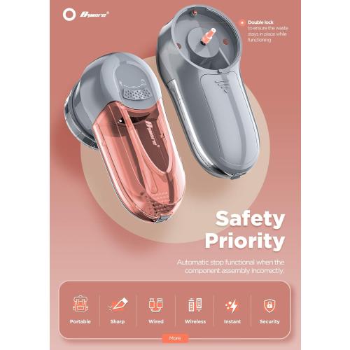 Bymore Fabric Shaver Lint Shaver for Clothes, Dual Power Lint Remover with Battery or Corded Use, Portable Sweater Shaver for Clothing, Furniture & Travel