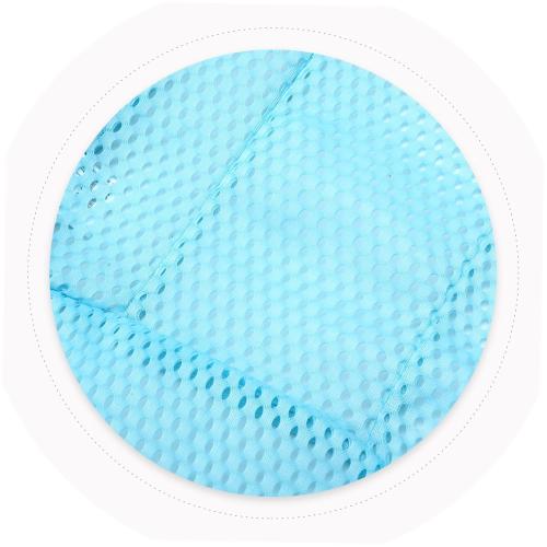 Bath Net Support Seat Breathable Mesh for Safe Comfortable Bathing Skid Shower Pad Blue