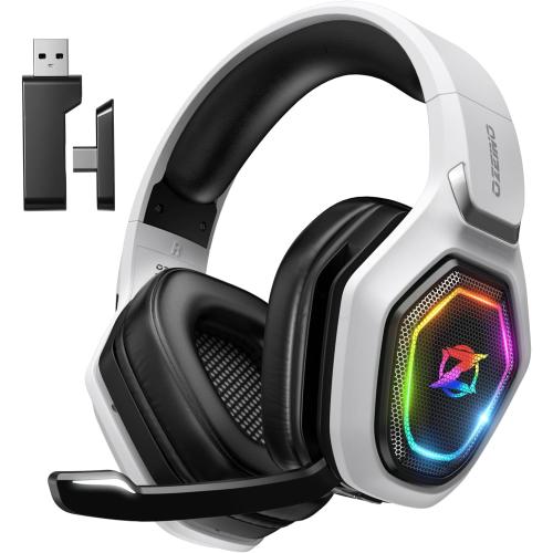 Ozeino Wireless Gaming Headset for PS5, PC, Switch| Lossless Audio-40H Batt