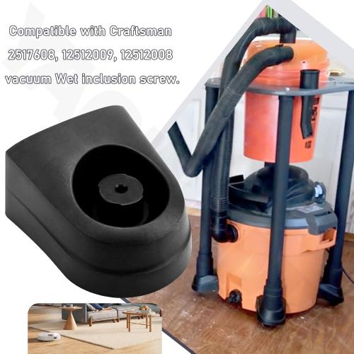 2 Pcs 551016110 Vacuum Caster & 551007106 Caster & Foot Compatible with Craftsman 2517608, 12512009, 12512008 Vacuum Wet/Dry Vac Casters Models, Inclusion Screw