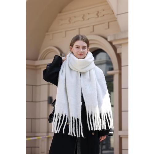 Wander Agio Winter Warm Scarf Long Pashmina Extra Large Shawls and Wraps for Women Large Blanket Scarves Solid