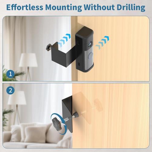 Anti-Theft Doorbell Mount for Blink/Ring Battery Doorbell/Pro/Plus(2026)